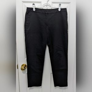 H&M black cropped trousers